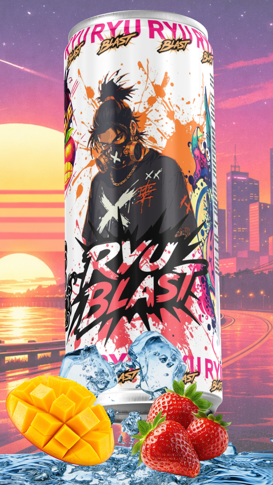 Les 6 Ryu Blast 🥭🍓 - Mangue & Fraise (précommande)