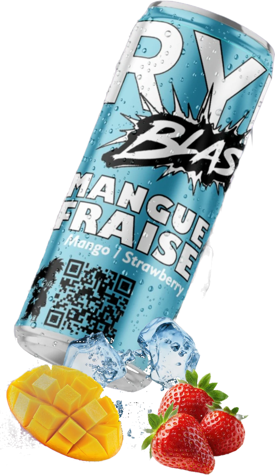 Canette Ryu Blast Mangue et Fraise