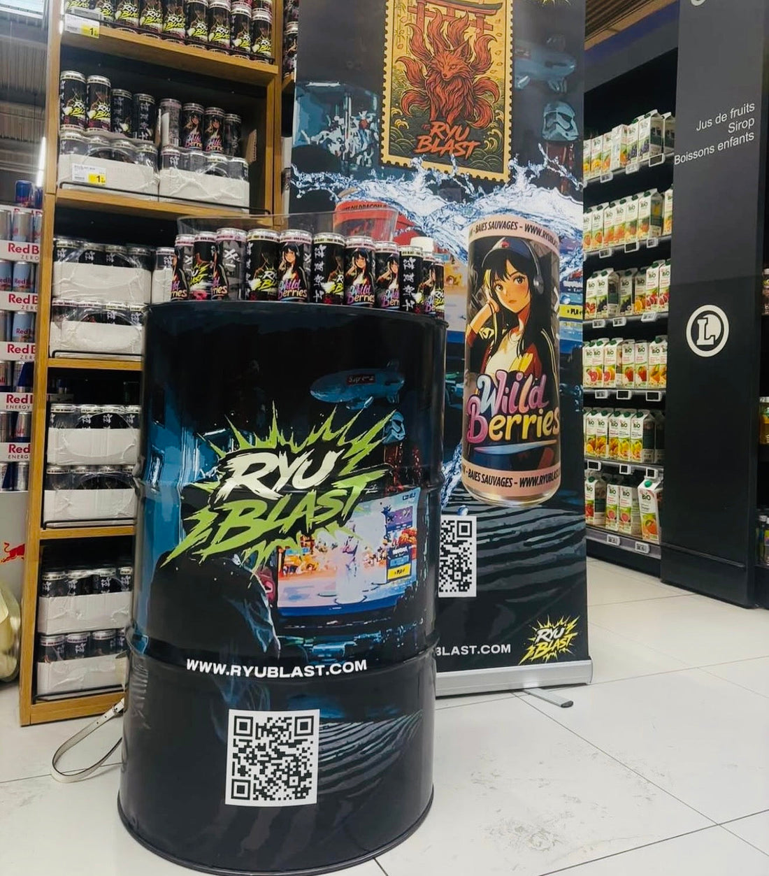 RYU BLAST À LA RENCONTRE DES CONSOMMATEURS