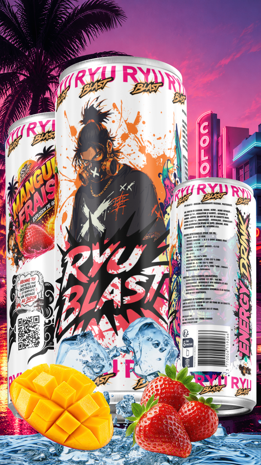 Les 6 Ryu Blast 🥭🍓 - Mangue & Fraise (précommande)