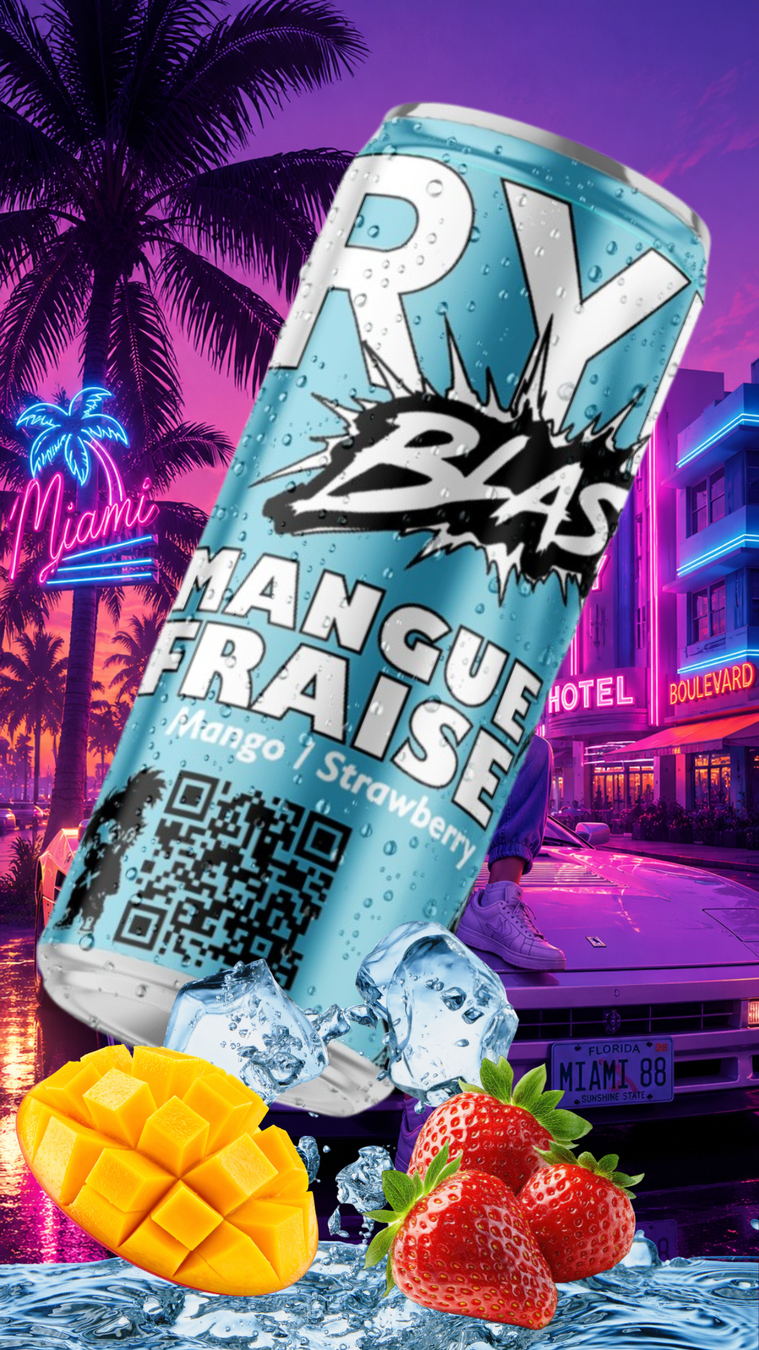 Les 6 Ryu Blast 🥭🍓 - Mangue & Fraise (précommande)