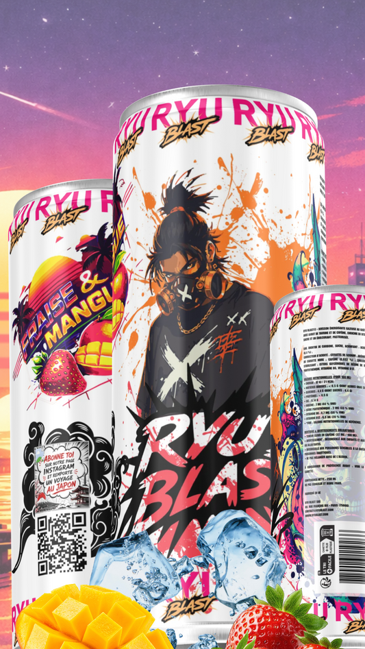 Les 6 Ryu Blast 🥭🍓 - Mangue & Fraise (précommande)